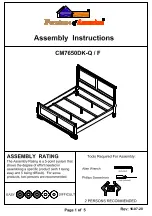 Furniture of America CM7650DK-CK Assembly Instructions Manual preview