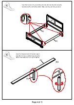 Preview for 4 page of Furniture of America CM7650DK-CK Assembly Instructions Manual