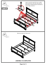 Preview for 5 page of Furniture of America CM7650DK-CK Assembly Instructions Manual