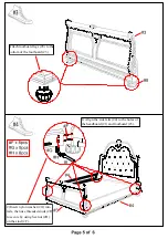 Preview for 5 page of Furniture of America CM7670Q Assembly Instructions Manual