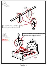 Preview for 12 page of Furniture of America CM7670Q Assembly Instructions Manual