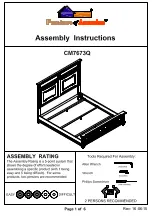 Preview for 1 page of Furniture of America CM7673CK Assembly Instructions Manual