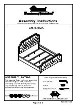 Preview for 7 page of Furniture of America CM7675F Assembly Instructions Manual