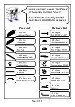 Preview for 9 page of Furniture of America CM7675F Assembly Instructions Manual