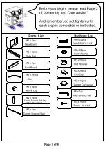 Preview for 3 page of Furniture of America CM7678CK Assembly Instructions Manual