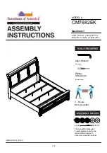 Furniture of America CM7682EK Assembly Instructions Manual preview