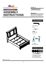 Preview for 1 page of Furniture of America CM7682Q Assembly Instructions Manual