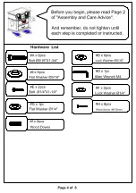 Preview for 4 page of Furniture of America CM7683CK Assembly Instructions Manual