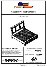 Preview for 17 page of Furniture of America CM7683CK Assembly Instructions Manual