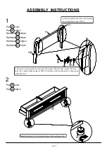 Preview for 8 page of Furniture of America CM7683Q Assembly Instructions Manual