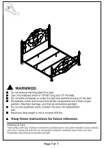 Preview for 21 page of Furniture of America CM7688Q Assembly Instructions Manual