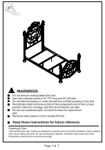 Preview for 28 page of Furniture of America CM7688Q Assembly Instructions Manual