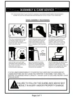 Preview for 2 page of Furniture of America CM7705CPN Assembly Instructions Manual