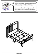 Preview for 3 page of Furniture of America CM7716F Assembly Instructions Manual