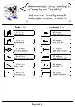 Preview for 10 page of Furniture of America CM7716F Assembly Instructions Manual