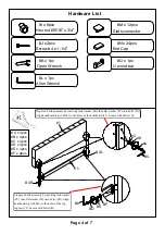 Preview for 4 page of Furniture of America CM7725CK Assembly Instructions Manual