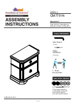 Furniture of America CM7751N Assembly Instructions Manual preview