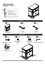 Предварительный просмотр 5 страницы Furniture of America CM7751N Assembly Instructions Manual