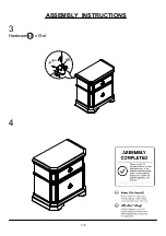 Предварительный просмотр 7 страницы Furniture of America CM7751N Assembly Instructions Manual