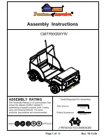 Furniture of America CM7760GM Assembly Instructions Manual preview