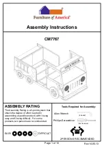 Preview for 1 page of Furniture of America CM7767 Assembly Instructions Manual