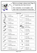 Preview for 3 page of Furniture of America CM7767 Assembly Instructions Manual