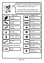 Preview for 3 page of Furniture of America CM7779CK-VN Assembly Instructions Manual