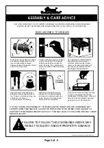 Preview for 2 page of Furniture of America CM7779Q-VN Assembly Instructions Manual