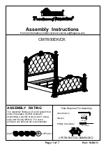 Furniture of America CM7800EK Assembly Instructions Manual preview