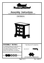 Furniture of America CM7800N Assembly Instructions preview