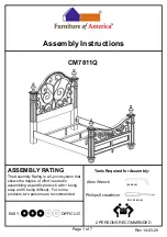 Preview for 1 page of Furniture of America CM7811Q Assembly Instructions Manual