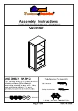 Furniture of America CM7844BF Assembly Instructions preview