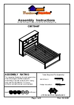 Furniture of America CM7844F Assembly Instructions Manual preview