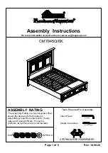 Furniture of America CM7845Q/EK Assembly Instructions Manual preview