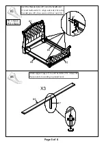 Предварительный просмотр 5 страницы Furniture of America CM7858CK Assembly Instruction Manual