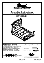 Предварительный просмотр 7 страницы Furniture of America CM7858CK Assembly Instruction Manual