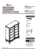 Furniture of America CM7864C Assembly Instructions Manual preview