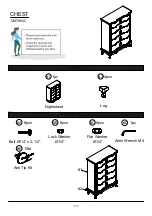 Preview for 5 page of Furniture of America CM7864C Assembly Instructions Manual