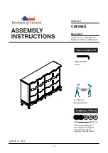 Preview for 1 page of Furniture of America CM7864D Assembly Instructions Manual