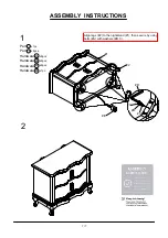 Предварительный просмотр 7 страницы Furniture of America CM7864N Assembly Instructions Manual