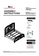 Furniture of America CM7864Q Assembly Instructions Manual preview