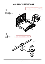 Предварительный просмотр 8 страницы Furniture of America CM7864Q Assembly Instructions Manual