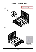 Предварительный просмотр 9 страницы Furniture of America CM7864Q Assembly Instructions Manual