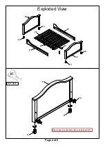 Предварительный просмотр 4 страницы Furniture of America CM7865F Assembly Instructions Manual