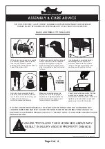 Preview for 2 page of Furniture of America CM7867D Assembly Instructions