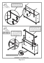 Preview for 4 page of Furniture of America CM7867D Assembly Instructions