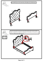 Предварительный просмотр 4 страницы Furniture of America CM7884EK/CK Assembly Instructions Manual