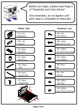 Предварительный просмотр 9 страницы Furniture of America CM7884EK/CK Assembly Instructions Manual