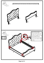 Предварительный просмотр 10 страницы Furniture of America CM7884EK/CK Assembly Instructions Manual