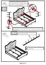 Предварительный просмотр 11 страницы Furniture of America CM7884EK/CK Assembly Instructions Manual